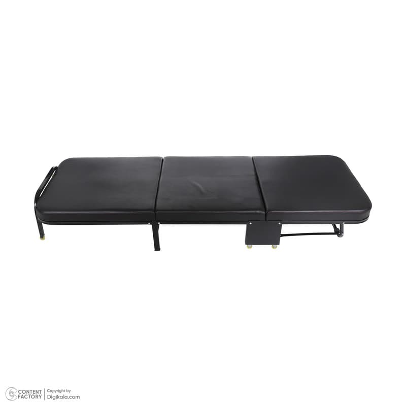 تخت خواب تاشو فلزی یک نفره صنایع چوبی فلزی آتیلا کد 01 سایز 70×190 سانتی متر — تصویر ۴