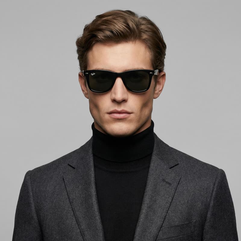 عینک آفتابی ویفرر (Wayfarer) ری بن مدل 0RB4260D-601-1 — تصویر ۳