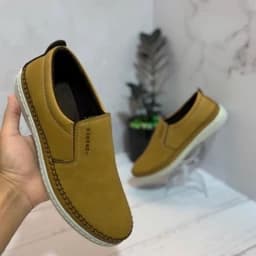 کفش چرمی مردانه دور دوخت — تصویر ۲