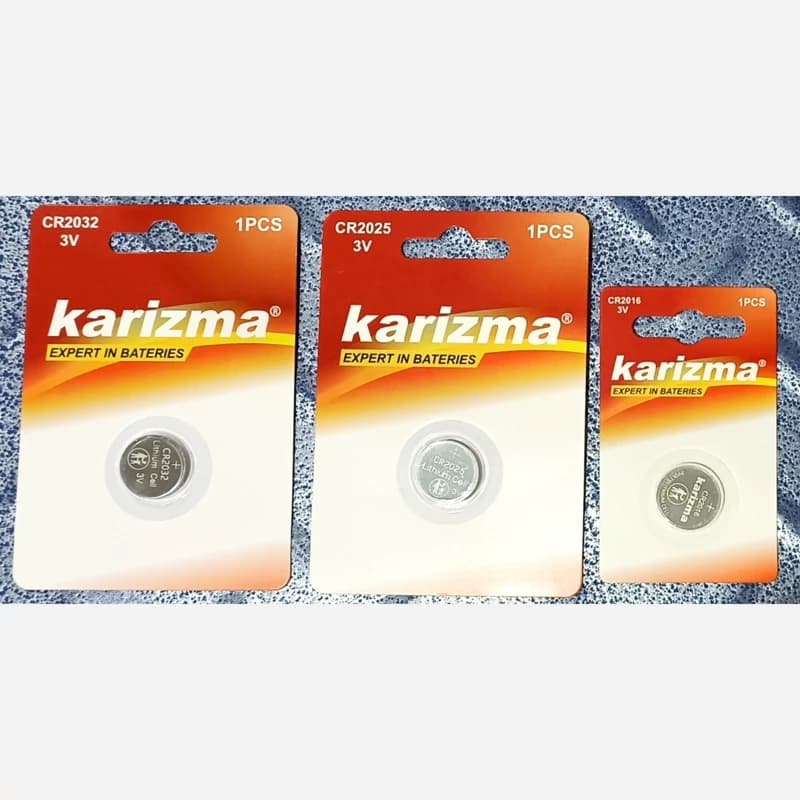 باطری سکه ای 2032–2025–2016 عالی آلکالین پرقدرت karizma