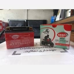 باطری12ولت4 آمپر کوتاه سسکوSESCO(کد730)/باتری خشک 4Ah مدل کوتاه/باطری 12V 4Ah مناسب دزدگیر،چراغ اضطراری /باطری/باتری — تصویر ۳