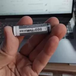 باطری قلمی سرتخت 3.7 ولت 600 میلی آمپر — تصویر ۲