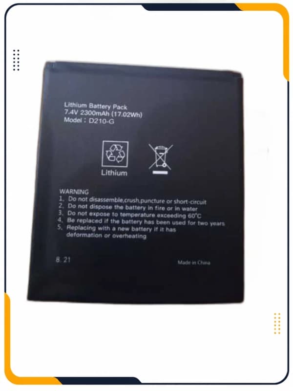 باطری کارتخوان مدل Pax D210-G