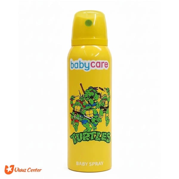 اسپری بدن کودک Baby care مدل Turtles حجم 125 میل