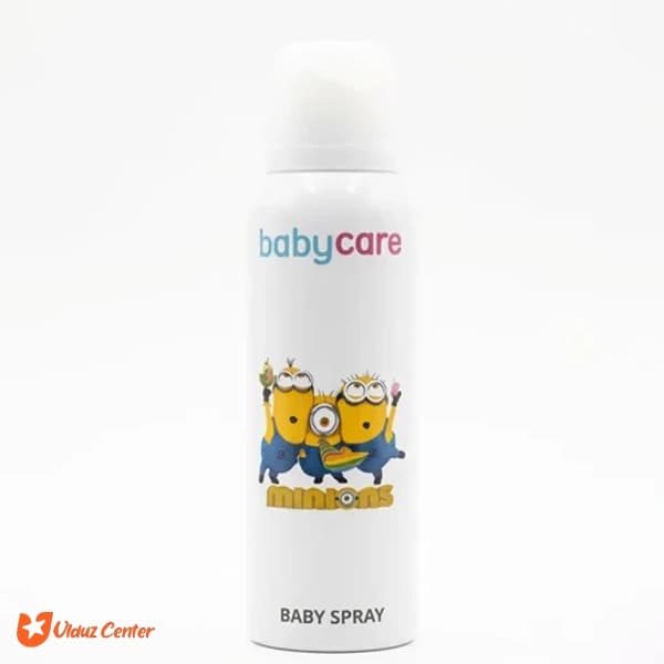 اسپری بدن کودک Baby care مدل minions حجم 125 میل