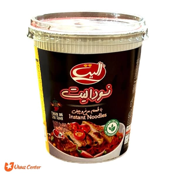نودالیت لیوانی با طعم مرغ و چیلی 65 گرمی