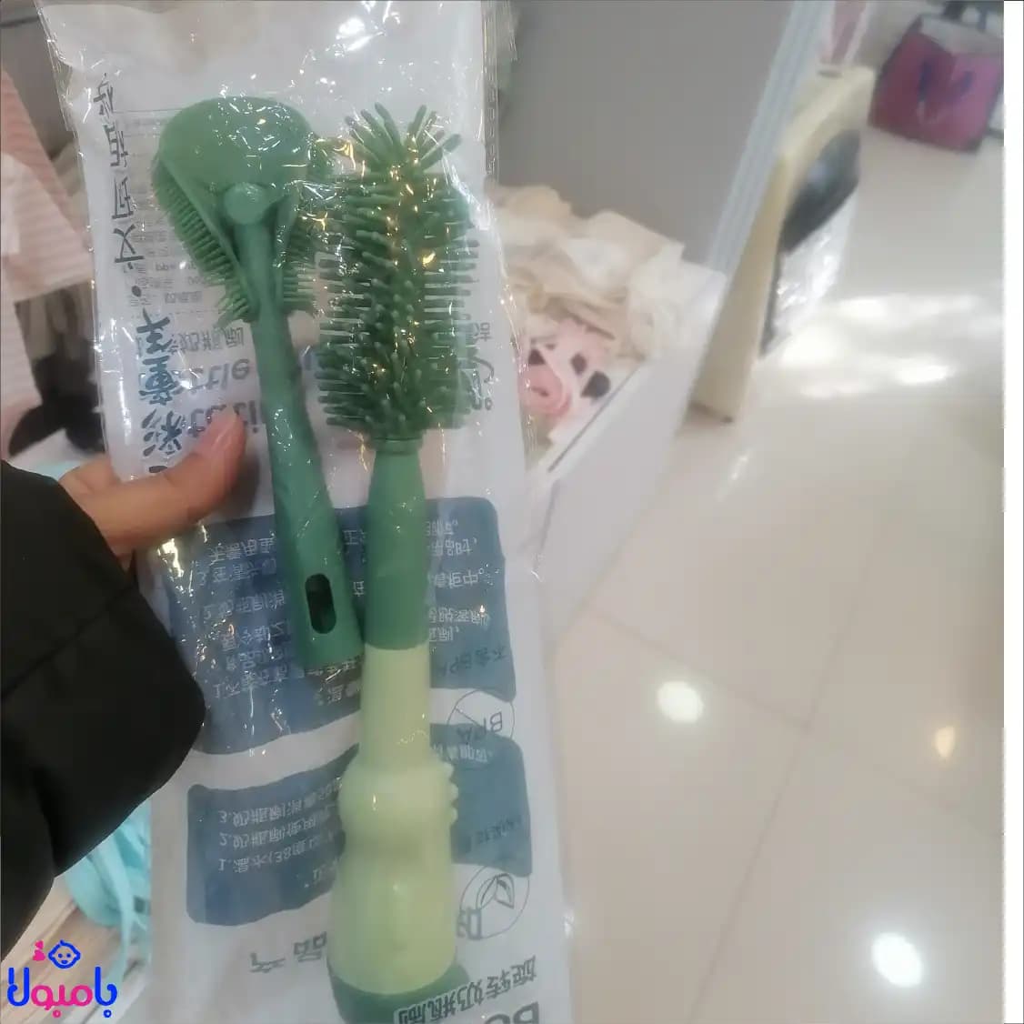 برس شیشه شور سه‌ تکه سیلیکونی چیکو — تصویر ۵