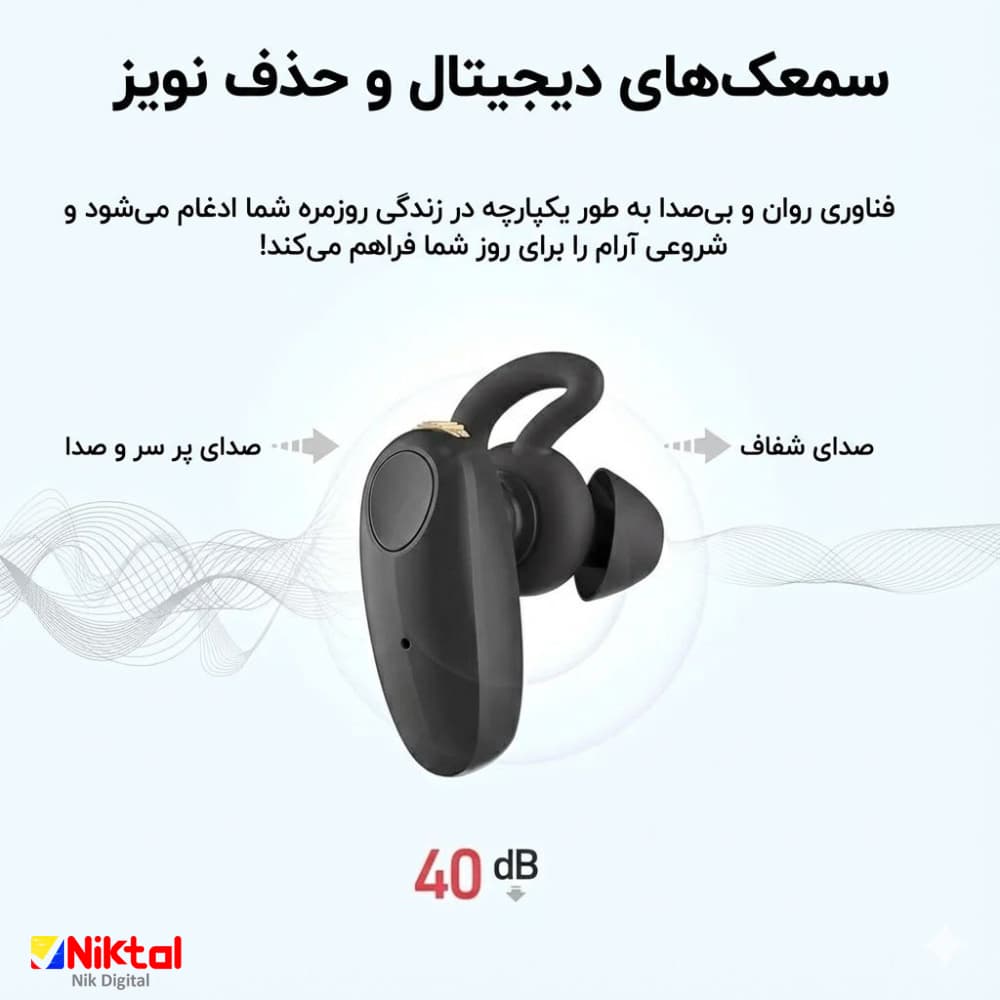 سمعک دیجیتال دو گوش آیجویر TS_601D | با 16 کانال پردازش صدا — تصویر ۴