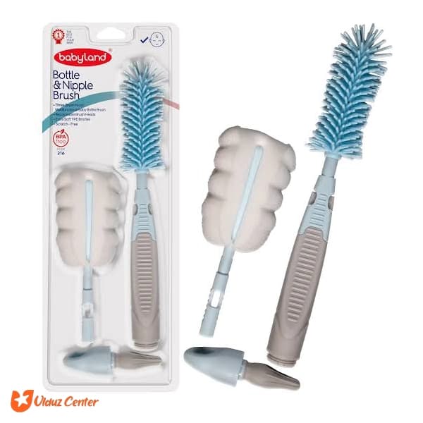 برس سیلکونی شیشیه شوی کودک بی بی لند کد 216