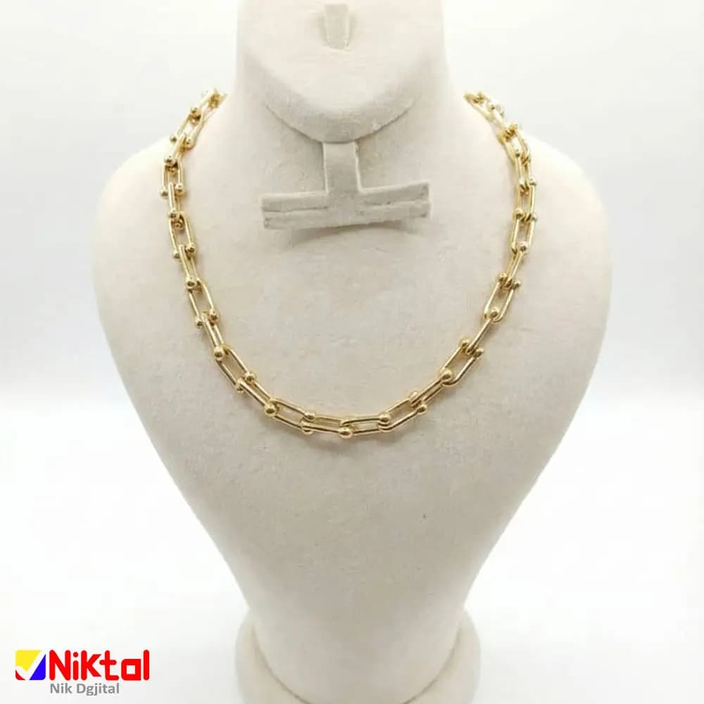 گردنبند تیفانی ژوپینگ کد N300 | ضد حساسیت با قفل خرچنگی