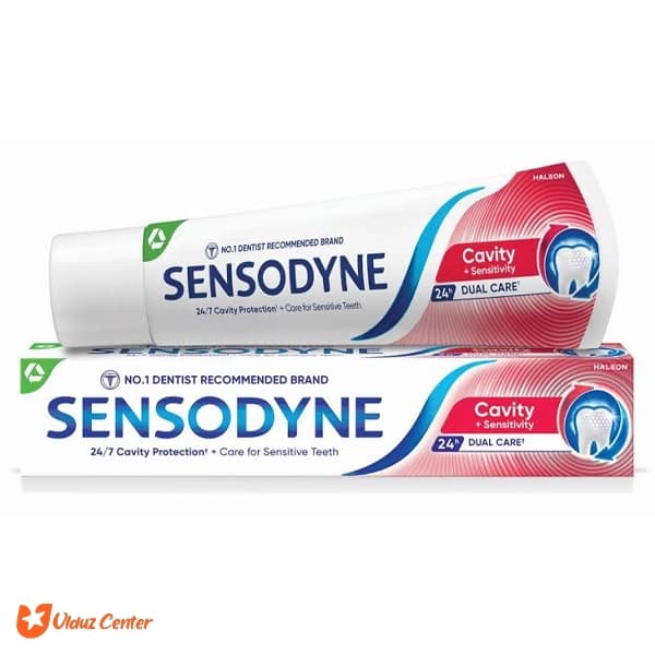 خمیر دندان سنسوداین مدل Sensitivity + Anti Cavity حجم 75 میل
