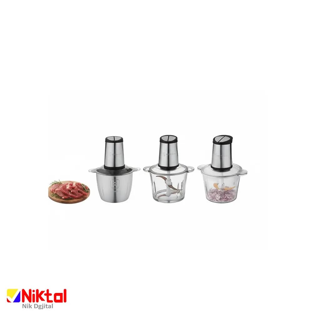 خردکن مباشی مدل ME‑MB4001 | سه کاسه برای هر نوع کار آشپزخانه