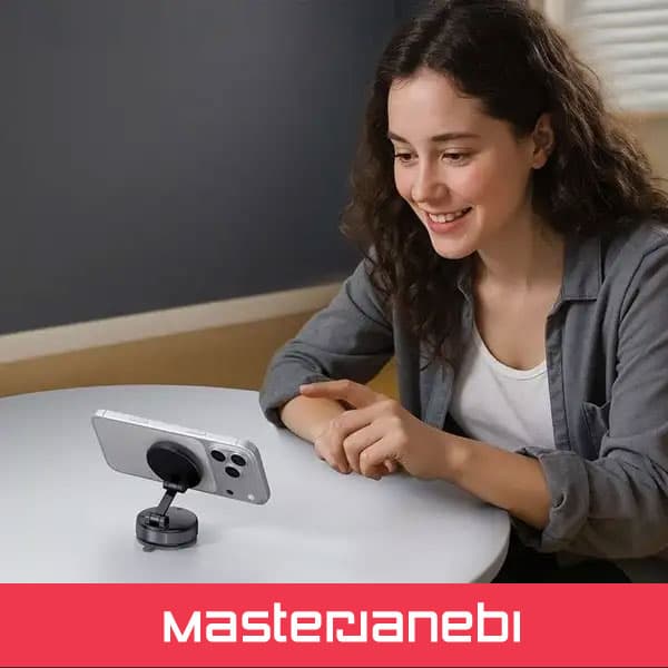 هولدر وکیومی مگنتی تاشو موبایل مک دودو MCDODO TB-8540 CarGO Car Phone Holder — تصویر ۴