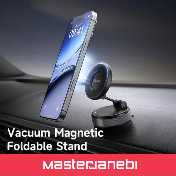 هولدر وکیومی مگنتی تاشو موبایل مک دودو MCDODO TB-8540 CarGO Car Phone Holder — تصویر ۶