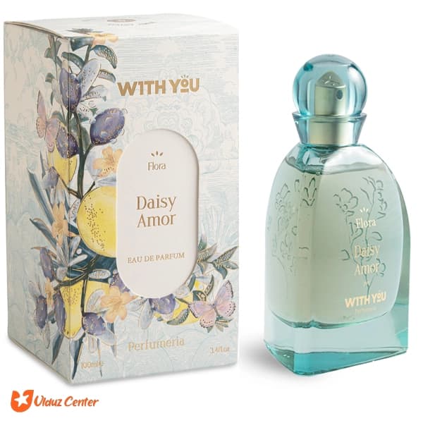 ادکلن زنانه ویت یو مدل Daisy Amor حجم 100 میل