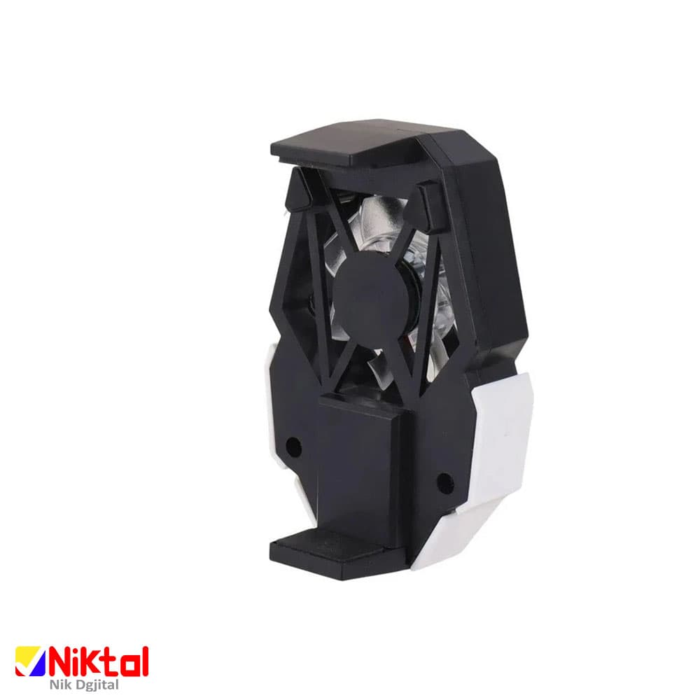 فن خنک کننده گوشی مدل DY-08 | اتصال با گیره سیلیکونی و خنک کننده ی رادیاتوری — تصویر ۲