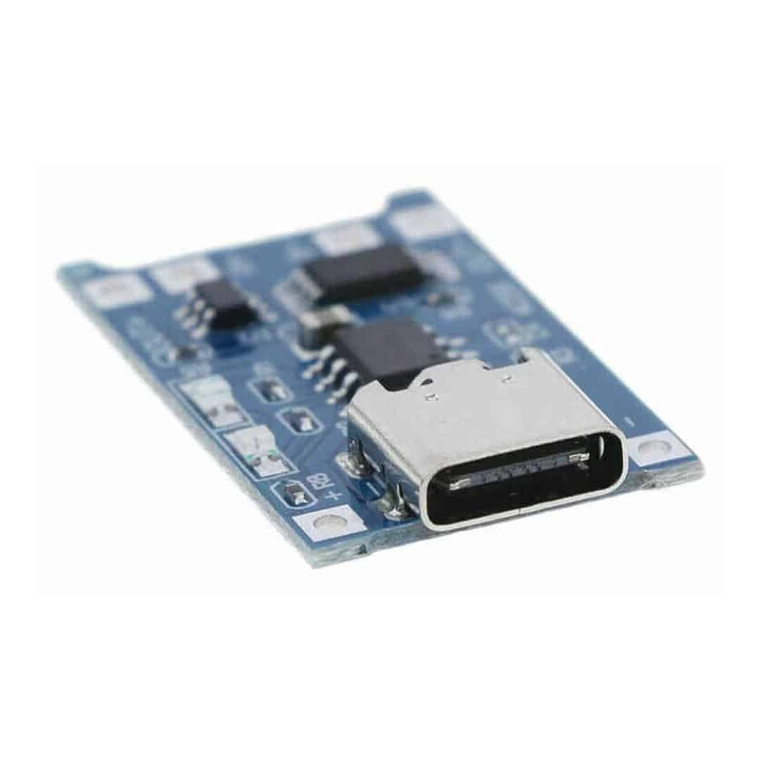 شارژر باتری های لیتیومی USB TYPE-C به همراه محافظ — تصویر ۵