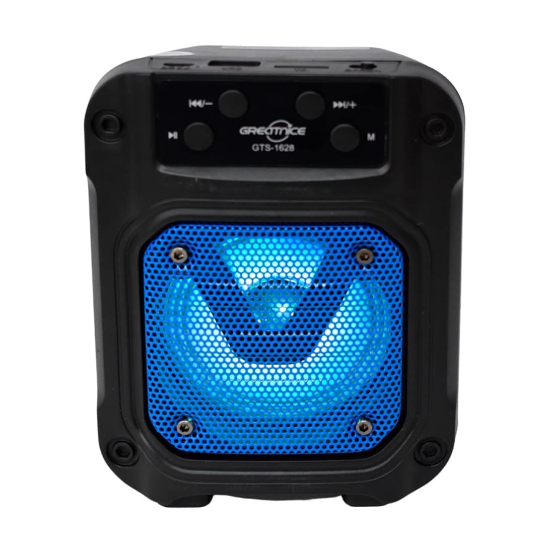 اسپیکر شارژی و خورشیدی بلوتوثی مدل GTS-1628 — تصویر ۲