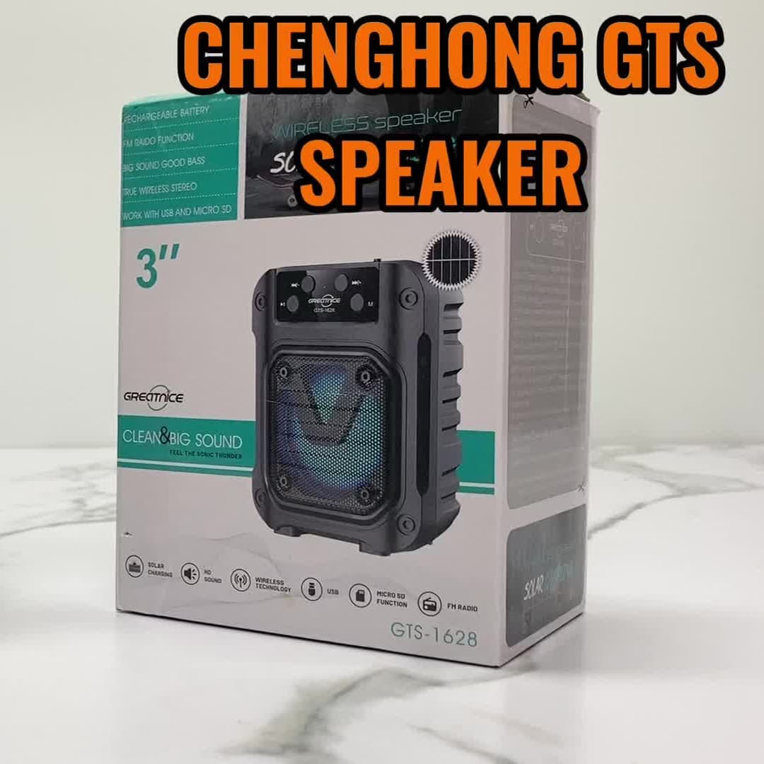 اسپیکر شارژی و خورشیدی بلوتوثی مدل GTS-1628 — تصویر ۴