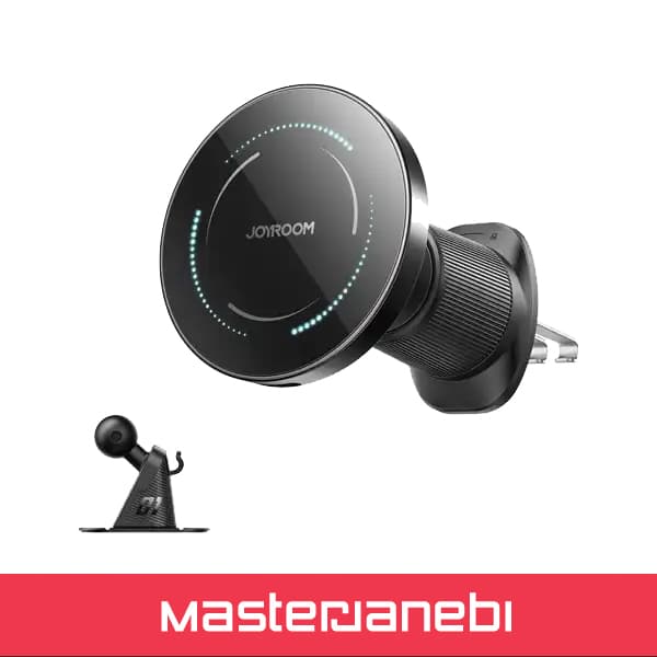 هولدر دریچه کولری و رو داشبوردی وایرلس مگنتی جویروم Joyroom Holder JR-ZS502