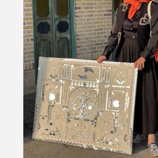 تابلو نقاشی الماسی لیپان آرت آینه ای