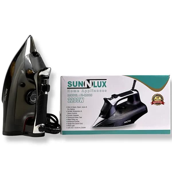 اتو بخار sunnlux پلاس (ایمن اطو)