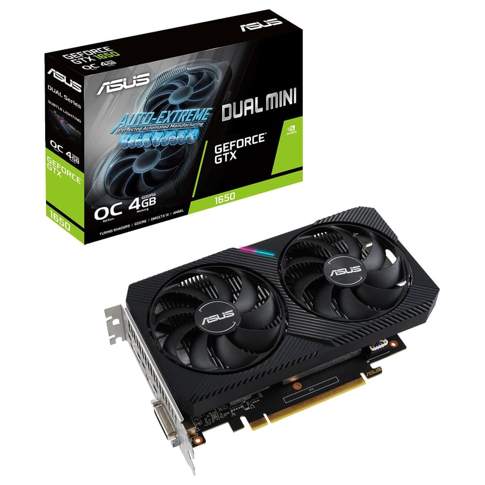 کارت گرافیک ایسوس مدل ASUS GTX 1650 DUAL MINI 4G