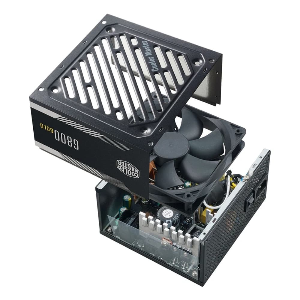 منبع تغذیه کامپیوتر کولر مستر مدل Cooler Master G800 GOLD کارکرده — تصویر ۳