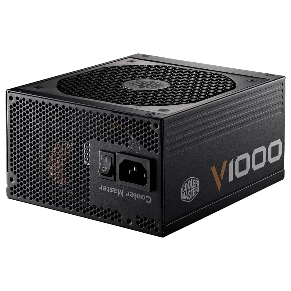 منبع تغذیه کامپیوتر کولر مستر مدل Cooler Master V1000 GOLD کارکرده — تصویر ۳