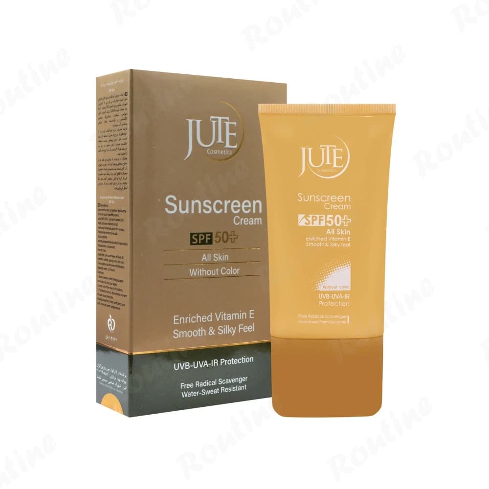 کرم ضد آفتاب SPF 50 انواع پوست بی‌رنگ ژوت 40 میلی‌لیتر — تصویر ۲