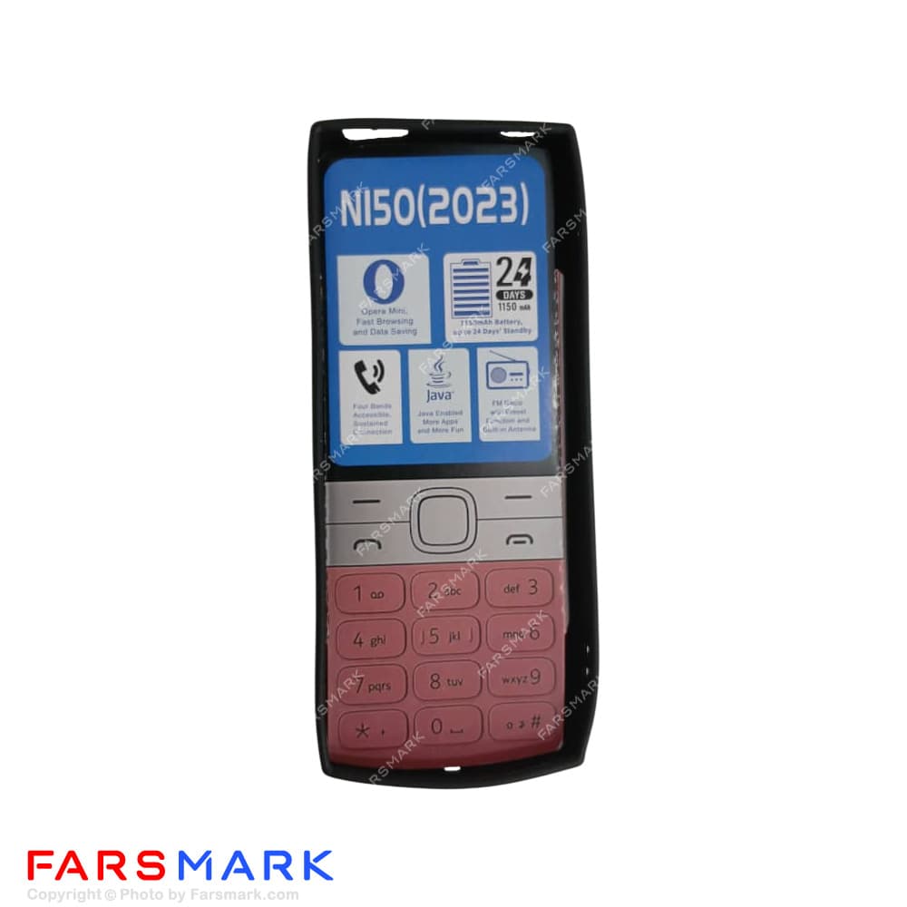 کاور ژله ای گوشی نوکیا Nokia 150 2023 مشکی — تصویر ۲