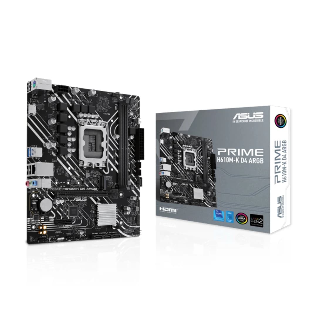 مادربرد ایسوس | مدل ASUS PRIME H610M-K ARGB | سوکت 1700 | نوع رم DDR4 — تصویر ۸