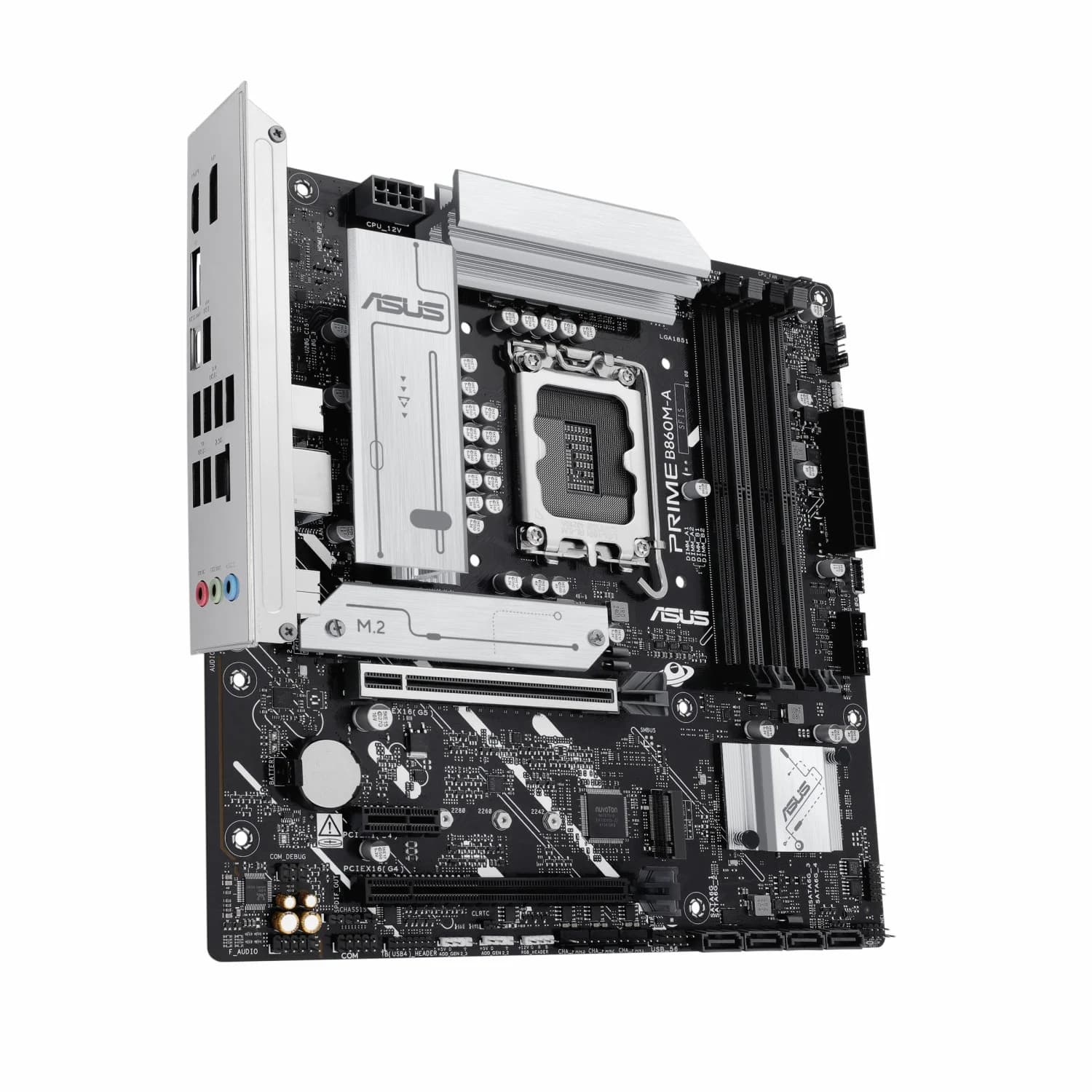 مادربرد ایسوس | مدل ASUS PRIME B860M-A-CSM | سوکت 1700 | نوع رم DDR5 — تصویر ۴