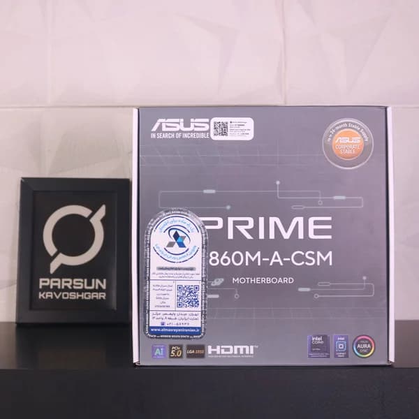 مادربرد ایسوس | مدل ASUS PRIME B860M-A-CSM | سوکت 1700 | نوع رم DDR5 — تصویر ۳