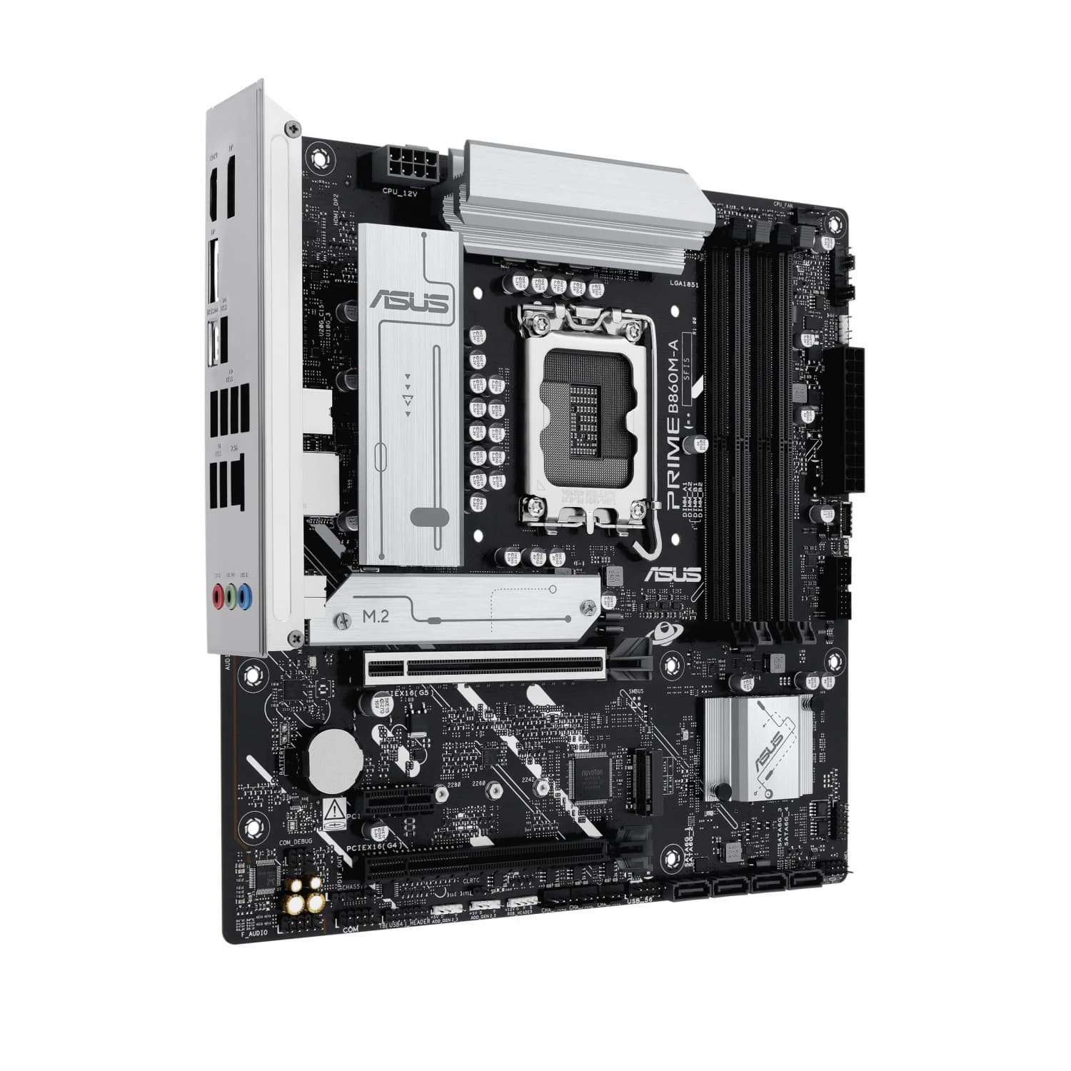 مادربرد ایسوس | مدل ASUS PRIME B860M-A-CSM | سوکت 1700 | نوع رم DDR5 — تصویر ۸