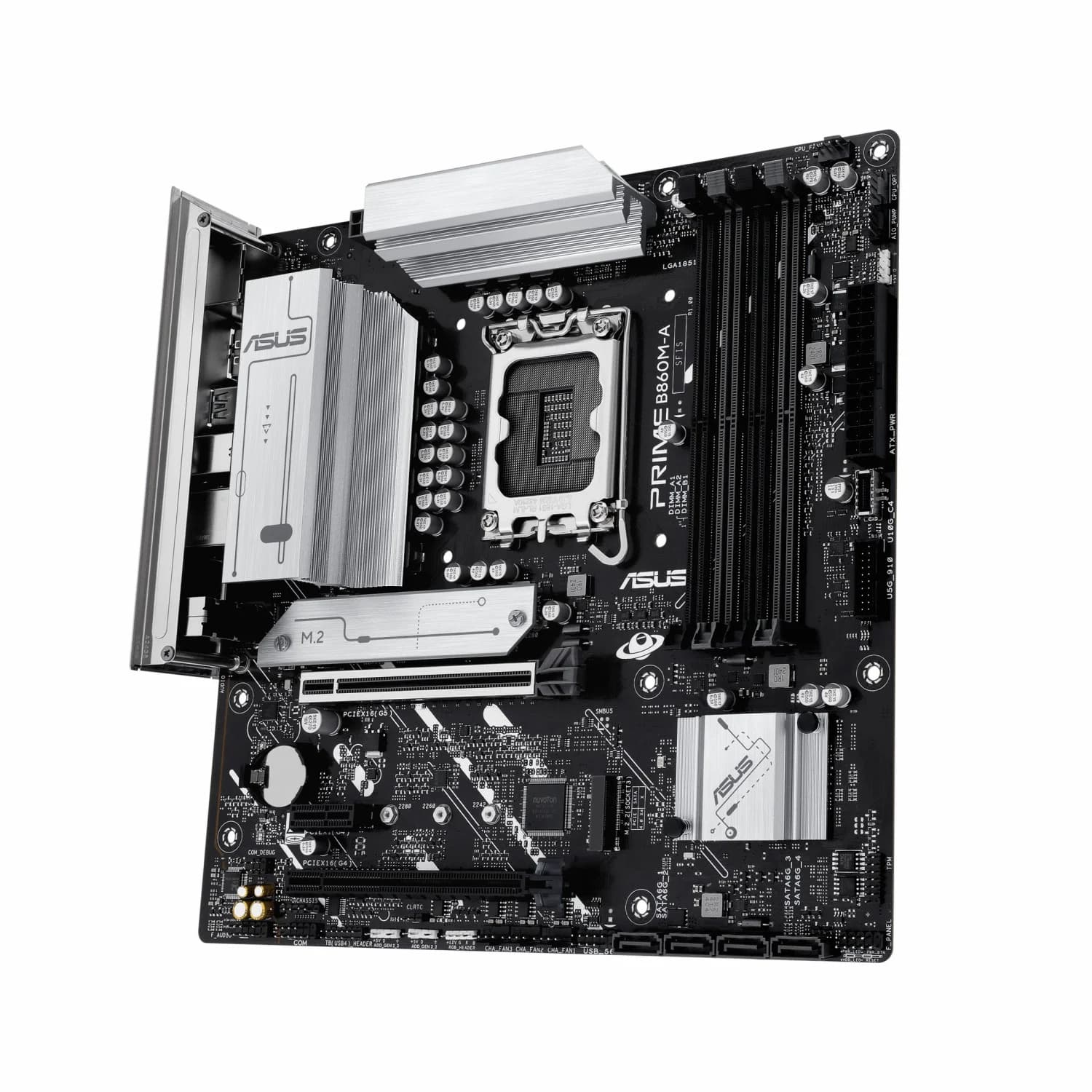 مادربرد ایسوس | مدل ASUS PRIME B860M-A-CSM | سوکت 1700 | نوع رم DDR5 — تصویر ۷