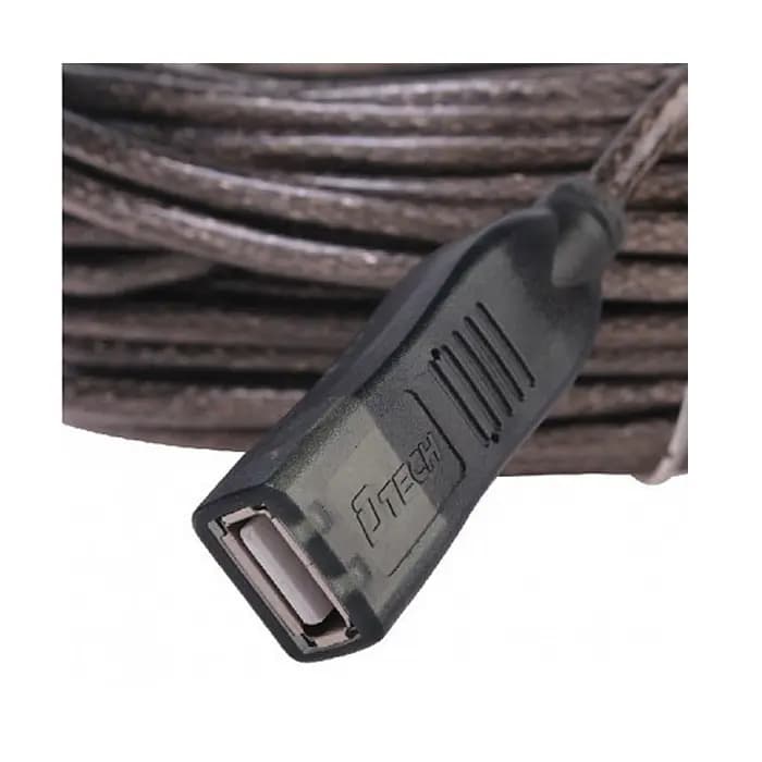 کابل افزایش طول USB 2.0 به طول 20 متر کد 8970 — تصویر ۲