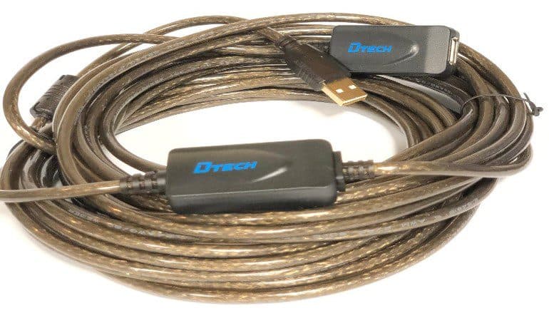 کابل افزایش طول USB 2.0 به طول 20 متر کد 8970