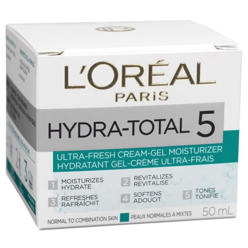 كرم آبرسان روز لورآل L’OREAL مدل هيدرا توتال 5 پوست نرمال و مختلط — تصویر ۲