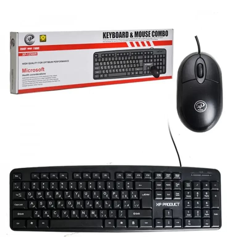 کیبورد و ماوس ایکس پی پروداکت مدل XP-12500R کد 9151
