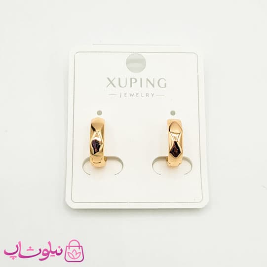 گوشواره حلقه ای ژوپینگ زنانه مینیمال کد 699