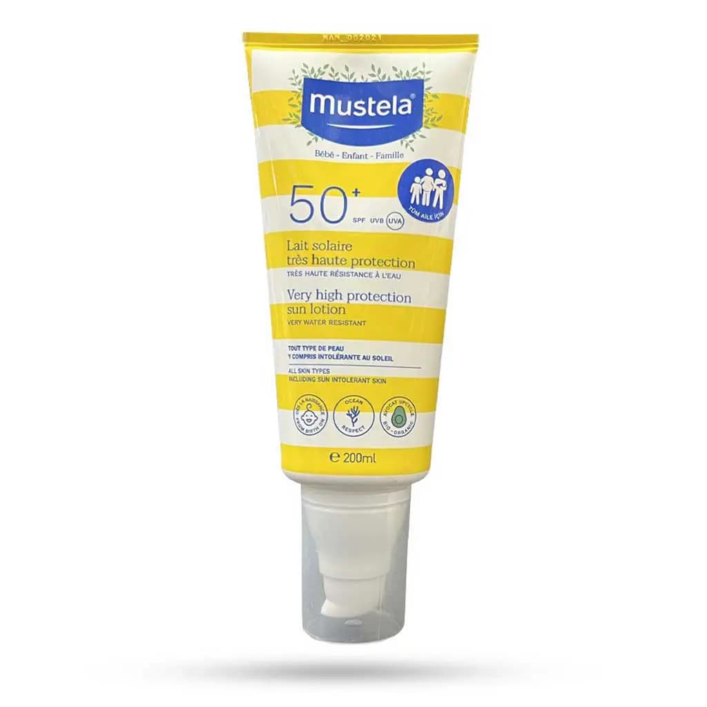 لوسیون ضدآفتاب کودک اصل فرانسه 200 میل موستلا spf50