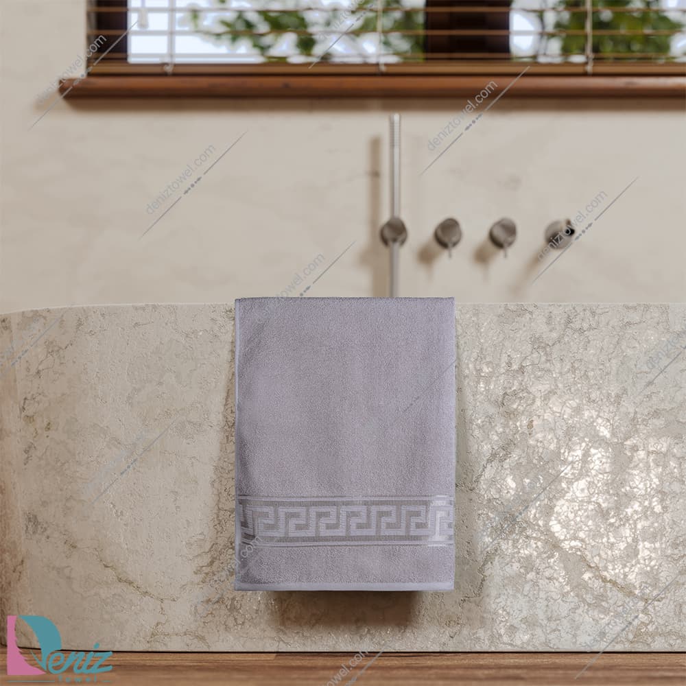 حوله استخری طرح رومی رنگ نقرآبی