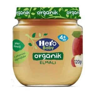 پوره سیب ارگانیک هرو بی بی 4 ماه به بالا 120 گرم