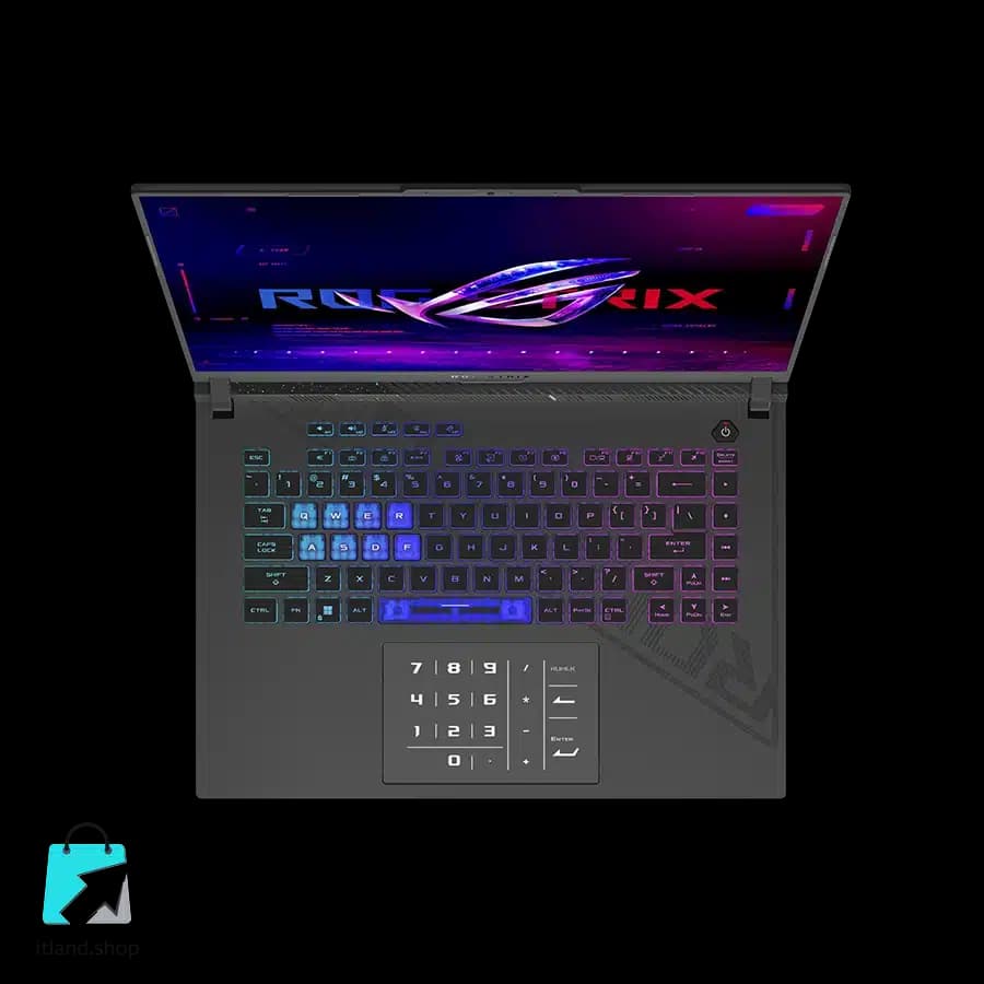 لپ تاپ گیمینگ 16 اینچی ایسوس مدل ROG Strix G614JV i7 13650HX 32GB 512GB SSD RTX 4060 — تصویر ۴