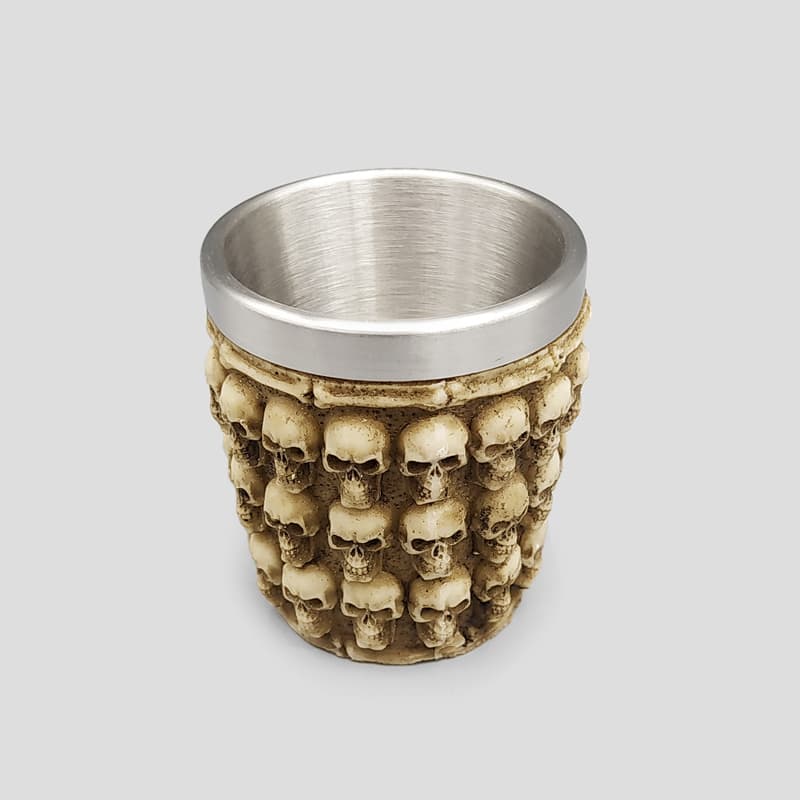 شات اسکلتی داخل استیل مدل Full Skulls منظم کد Njd-165d2 — تصویر ۳