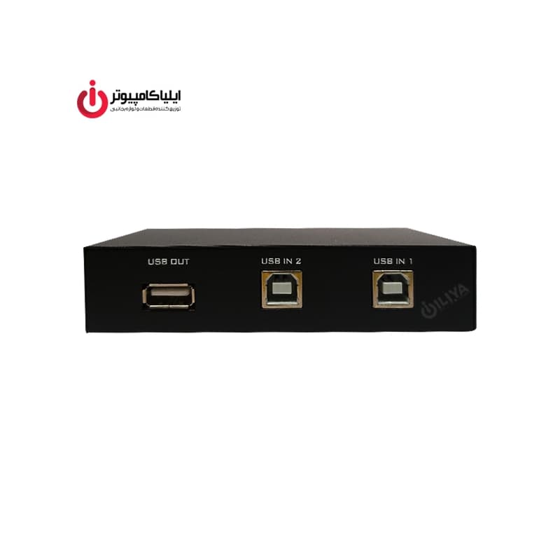 سوئیچ پرینتر دو پورت USB2.0 برند دی نت مدل 1A2B