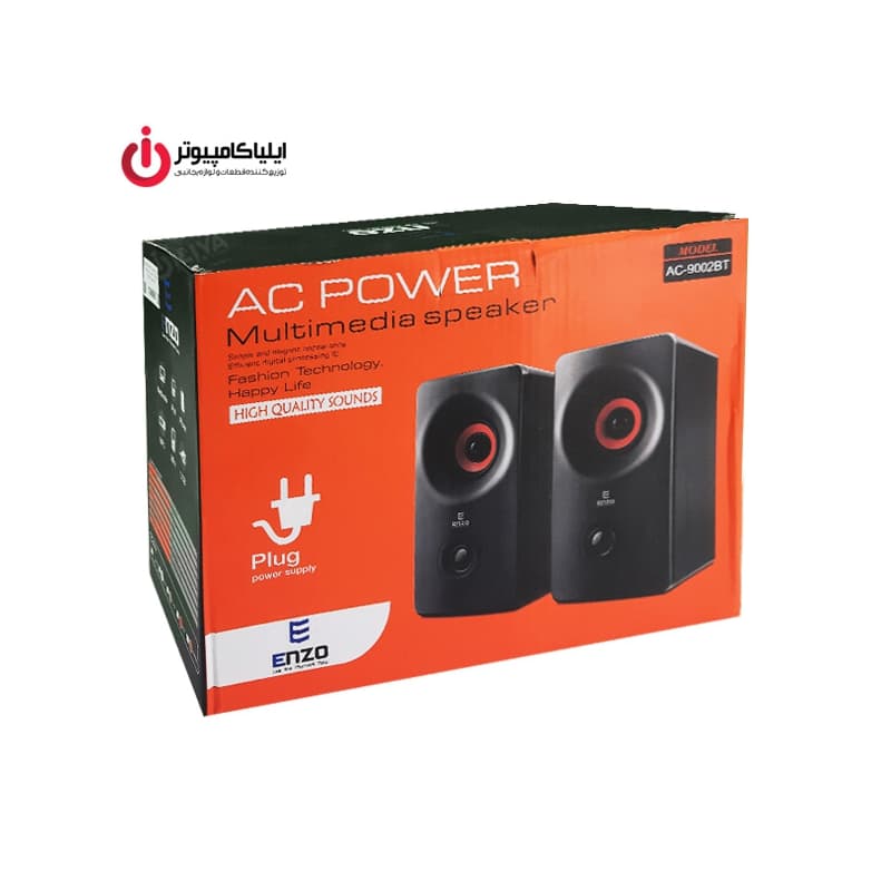 اسپیکر 2تیکه USB برند انزو مدل AC-9002BT — تصویر ۶