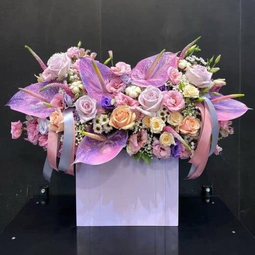 باکس گل تبریک برای دوست