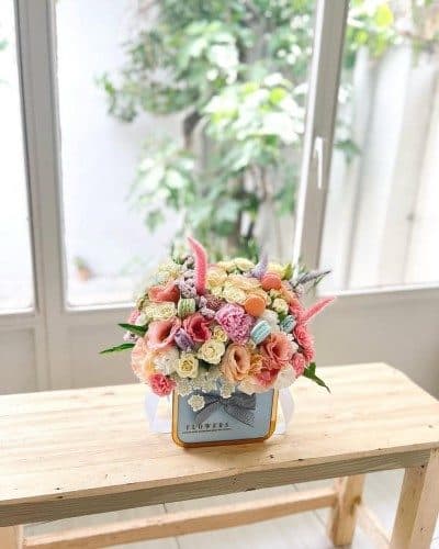 باکس گل تبریک برای خیاط